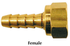 Coilhose Pneumatics Swivel Brass Hose Barbs