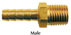 Coilhose Pneumatics Swivel Brass Hose Barbs
