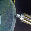 3M Scotch-Brite™ Unitized Deburring & Finishing Wheel, Medium Grade, 6" Dia., Max. RPM 7,500