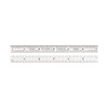 Starrett Steel Rule with Inch Graduations, 6", EDP 66008 - C304R-6