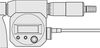 Mitutoyo Digital Micrometer, Inch/Metric 18-19" - 293-788