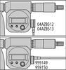 Mitutoyo Digital Micrometer 400-500mm Series 340 with Interchangeable Anvils - 340-521