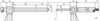 Mitutoyo Outside Micrometer w/Anvil Extension Collar, 1000-1100mm - 105-408