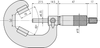 Mitutoyo Mechanical V-Anvil 3-Flute Micrometer, 70-85mm - 114-106