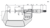 Mitutoyo Disc Micrometer, IP65, 25-50mm - 369-251-30