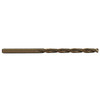 Precision Twist Drill Cobalt 135° Point Jobbers Length Twist Drill, #19 Size, .1660" Decimal Size, 3-1/4" Overall Length
