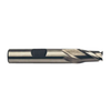 Precise 2 Flute H.S.S. Finishing Single End Mill, 1/2" Size, 1/2" Shank Diameter, 1" Length of Cut, 3" Overall Length