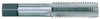 Rushmore USA 4 Flute H.S.S. Standard Plug Hand Tap, 3/4"-16 Tap Size, .59" Shank Diameter, H3 Thread Limit, 4.25" Overall Length