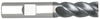 Niagara Cutter 4 Flute Stabilizer AlTiN Coated Carbide Single End Mill, 3/8" Size & Shank Diameter, 3/8" Length of Cut, .020" Corner Radius, 2" Overall Length