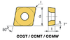 Iscar 80° Diamond Indexable Carbide Turning / Boring Insert, CCMT 2-2-SM IC807