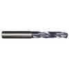 Rushmore USA Solid Carbide AlTiN 8XD Coolant Thru Drill, 13/64" Size, 0.2031" Decimal Size, 0.2362" Shank Diameter 2.244" Flute Length, 3.74" Overall Length