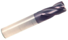 Rushmore 4 Flute Corner Radius .015"-.020" End Mill, AlTiN Coated, 1/2" Size & Diameter