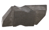 Terra Carbide Top Clamp Grooving Insert, 3 Seat, Max. Depth of Cut 0.075", Cutting Width 0.189", Left Hand - TNG 3189L APC2