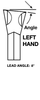 Terra Carbide Self-Grip GTL-2 Carbide Parting / Grooving Insert, Left Hand, 0.087" Cutting Width - GTL-2 APC5T
