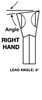 Terra Carbide Self-Grip GTR-3 Carbide Parting / Grooving Insert, Right Hand, 0.120" Cutting Width - GTR-3 APC2