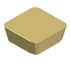 Terra Carbide Square Indexable Carbide Milling Insert, 11º Relief Angle, 1/2" I.C., 1/8" Thick - SPKN42EDR APC5T
