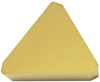 Terra Carbide Triangle Indexable Carbide Milling Insert, 11º Relief Angle, 3/8" I.C., 1/8" Thick - TPKN32PDR APC5T