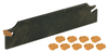 T&O Positive Stop Cut-Off Set with GFN-3 Inserts 4.331"L x 1.024"H Blade