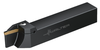 Walter Grooving Tool Holder .750" Shank Left Hand, 0.118"-0.128" Insert Width, .827" Max Depth Cut/Groove, 5.906" Overall Length - G1011.12L-3T21GX24