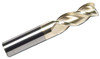 Rushmore 3 Flute End Mill ZrN Coated For Aluminum, 1/8" Size & Diameter