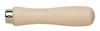 Lutz Short Ferrule Wood File Handle - For File Sizes 3" thru 4", 13/16" Diameter, 3-1/2" Length - 85482900101