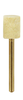 Grobet USA Felt Polishing Hard Cylinder Bob, 3/8" Diameter, 1/2" Thickness MP-4 - 17.226