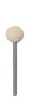 Grobet USA Felt Polishing Medium Bob, 1/2" Diameter, 1/2" Thickness MS-6 - 17.257