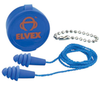 Elvex Quattro™ NRR 27 Corded Ear Plugs, 50 Pair in Pack - EP-412