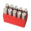 Pryor Premium Grade Hand Stamp Number Set, .040" Character Size
