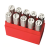 Pryor Premium Grade Hand Stamp Number Set, 3/8" Character Size