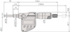 Mitutoyo Digital Micrometer Head, 0-1" - 350-353-30