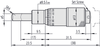 Mitutoyo Micrometer Head, 0-6.5mm - 148-143