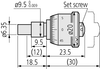 Mitutoyo Micrometer Head, Large Thimble Type, 0-0.25" - 148-353