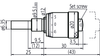 Mitutoyo Micrometer Head, Large Thimble Type, 0-0.5" - 148-359