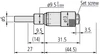 Mitutoyo Micrometer Head, Small Standard Type, 0-13mm - 148-104