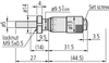 Mitutoyo Micrometer Head, Small Standard Type, 0-0.5" - 148-832