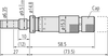 Mitutoyo Micrometer Head, Non-rotating Spindle, 0-15mm - 153-101