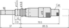 Mitutoyo Micrometer Head, Non-rotating Spindle, 0-1" - 153-207