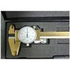 Precise 6" Tin Coated Stainless Steel Dial Caliper - CDT-600
