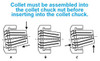 Precise Pro-Series 10 Piece 1/32"-3/8" ER-16 Spring Collet Set With Rack - 3901-5360