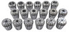 Precise Pro-Series ER Spring Collet Sets With Rack