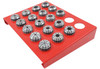Precise Pro-Series 18 Piece 3/32"-3/4" ER-32 Spring Collet Set With Rack - 3901-5365