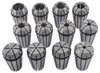 Precise Pro-Series 12 Piece 1-10mm ER-16 Spring Collet Set With Rack - 3901-5375