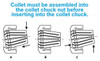 Precise ER-25 1/4" Coolant Spring Collet, Range .236 to .275" - 3900-5756