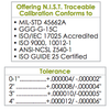 Precise .109" Rectangular Gage Block - 4101-0720