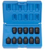 Grey Pneumatic 3/8" Drive 11 Piece Pipe Plug Socket Set - GY1211P