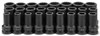 Grey Pneumatic 1" Drive 26 Piece Deep Metric Set 19mm to 44mm -12 Point - GY9126MD