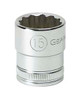 GEARWRENCH 3/8 Drive 12 pt. Standard Socket 15mm - KD80491
