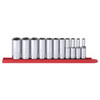 GEARWRENCH 3/8 Drive Sae 11 Pc 6 Pt Mid Length Socket Set 1/4-7/8 - KD80555S