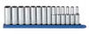 GEARWRENCH 14 pc. 3/8 Dr. 12 pt. Deep Metric Socket Set - KD80562